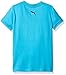 PUMA Big Boys' Graphic Tee, Blue, X-Large (18/20)