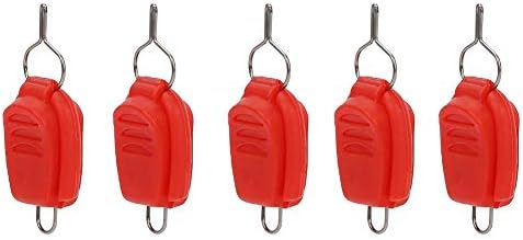 Zer One ベイトキャスティングリール 釣り ラインホルダークリップ バックルストッパー ブランド激安セール会場 ラインホルダー 5個 パノフィッシング ストッパーラインキーパー付き 釣り竿ホルダー