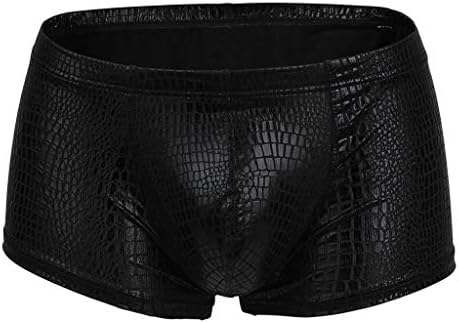 NOMENI Low-Waist Polyester Cool Serpentine U-Shaped Men's Boxers Underwear Mens Sexy Pole Dance Underpant Pants