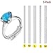 Ring Size Adjuster for Loose Rings Invisible Transparent Silicone Guard Jewelry Tightener Resizer 5 Sizes Fit Almost Any Rings 5 Pack