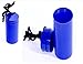 VAS First Response Waterproof Blue Plastic Capsule Container - Travel, Beach, Pool, Boating & Camping Tote, Spills & Splashes