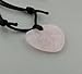 CrystalAge Taurus Birthstone Necklace - Rose Quartz Heart