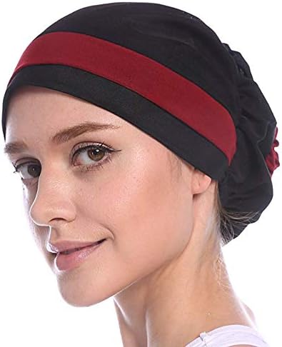 Women Chemo Hat Beanie Flower Headscarf Turban Headwear for Cancer
