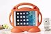 iPad 3 Case with Stand iPad 2 Cases Kids iPad 4 Skin Case by Lioeo Durable Siliocne Kids Friendly Child Proof Cases for Apple iPad 2 3 4 9.7 Inch Screen - Not for ipad Air or ipad Mini (Orange£