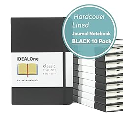 IDEALOne Journal Notebook Lined Classic Hardcover