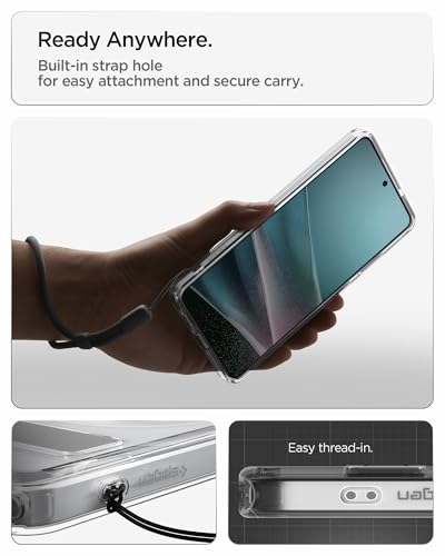 Spigen Ultra Hybrid S MagFit for Samsung Galaxy S26 ULTRA case cover [MagSafe compatible] with Kickstand - Clear White