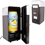 Zorvo Mini USB Fridge Cooler Beverage Drink Cans Cooler/Warmer Refrigerator Laptop PC Office Car Refrigerator