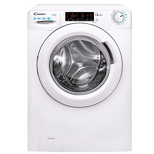 Candy Smart Inverter CS 1410TXME/1-S Lavatrice, 10 kg, 1400 Giri, 16 Programmi, Connettività NFC, Cicli Rapidi, Classe A, 60x58x85 cm, Bianco