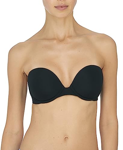 Natori, Womens, Minimal Strapless Contour Underwire, Black, 30C-One Size