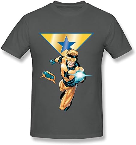 PAYYAND Women's The DC Comics Of Booster Gold T-shirt DeepHeather M