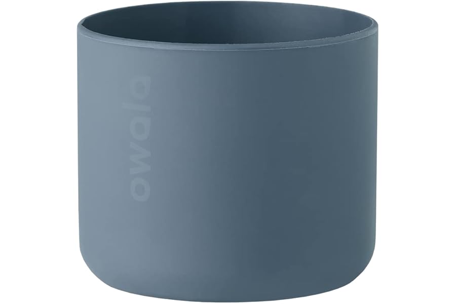 Owala Silicone Water Bottle Boot, Anti-Slip Protective Sleeve for Water Bottle, Protects FreeSip, Twist, and Flip Stainless Steel Water Bottles, 24 Oz, Blue