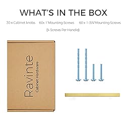 Ravinte 50 Pack 7.38 Inch Square Cabinet Pulls