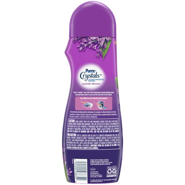 Purex Crystals in-Wash Fragrance and Scent Booster, Lavender Blossom, 21 Ounce, 4 Count