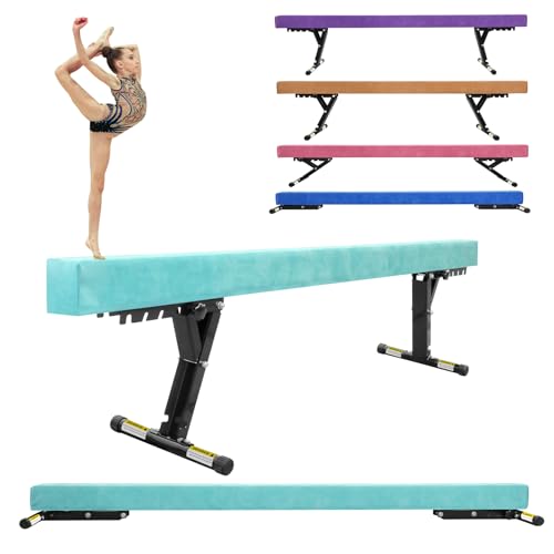 Schwebebalken Kinder Klappbar 244cm 5 Höhen Einstellbar für Training