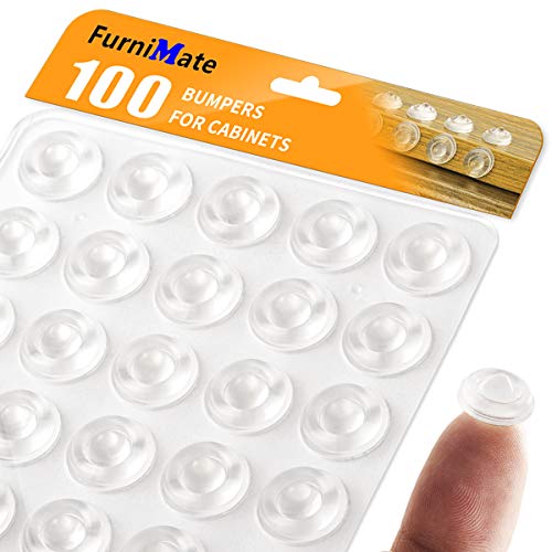 Door Bumper Bumpers Clear Soft Close 100PCS,