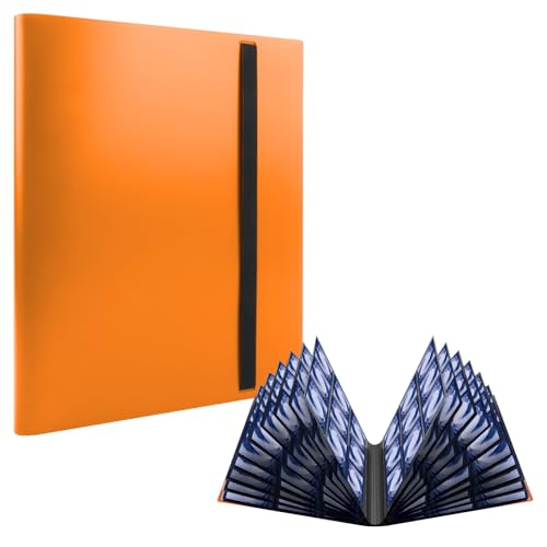 RISVOWO Card Album, 360 Collectible Cards, Transparent Collectible Card Albums, Waterproof Album Collection Cards for Standard Size Cards