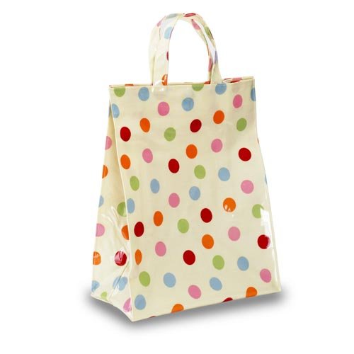 Cooksmart Spots Canvas Bag, Multi-Colour, Medium