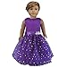 Ebuddy Fashion Butterfly Doll Dresses Fits 18 Inch Doll