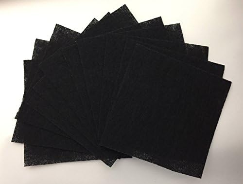 12 Carbon Odor Reducing Dust Filters for EcoQuest Vollara Fresh Air 2.x, Surround, Everest 7.25" x 7.25" CP3 Brand