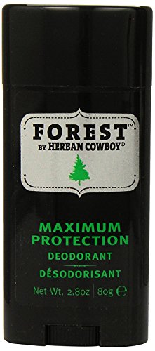 Herban Cowboy Forest Deodorant Maximum Protection 2.8 Ounce, 3 pack