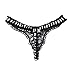 CHICTRY Men's Stain Ruffle Frilly Low Rise Thong Underwear Sissy Pouch Crossdres Panties (X-Large(Waist:31.5-58.5