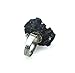 Hoxis Peacock Huge Raw Crystal Cluster Plating Stone Handmade Ring (Peacock)