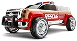 Automoblox T900 Rescue Truck, Red/Chrome