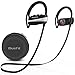 Bluetooth Earbuds, Waterproof Wireless Running Headphones In-Ear Buds Earphones with Mic + Carrying Case, 12 Hours Play Time for Sport Workout, Noise Cancelling/Sweatproof - BlueFit M2
