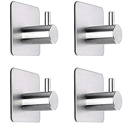 FOTYRIG Adhesive Towel Hooks No Drill Wall Hooks