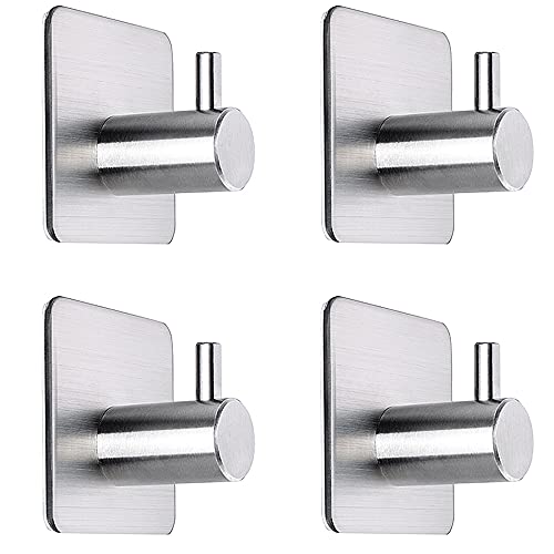 FOTYRIG Adhesive Towel Hooks No Drill Wall Hooks