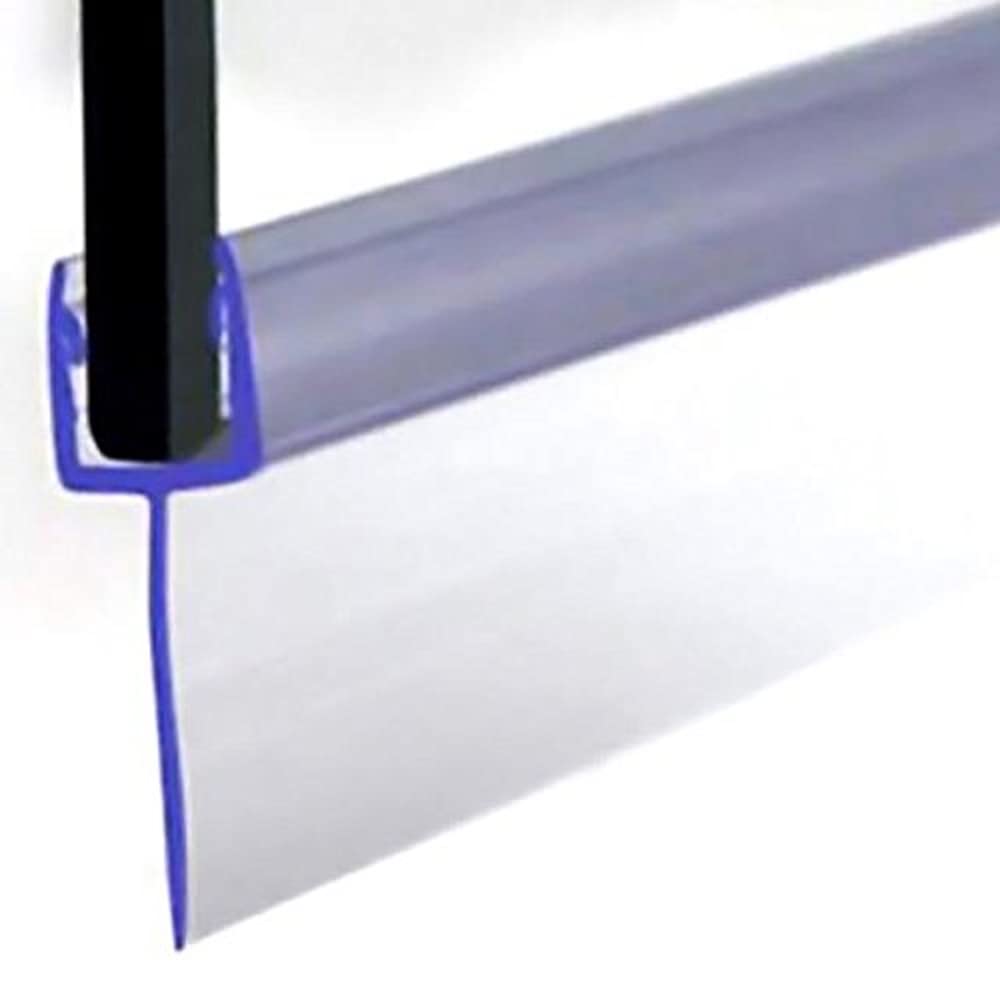 VeeBath Essentials F Type Shower Screen Door Seal - 4-6mm Glass Up to 16mm Gap