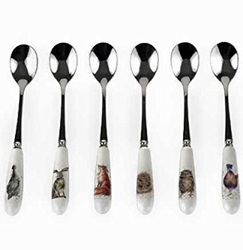 Wrendale Set of 6 Teaspoons