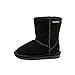 BEARPAW Emma Toddler Youth Round Toe Suede Black Snow Boot