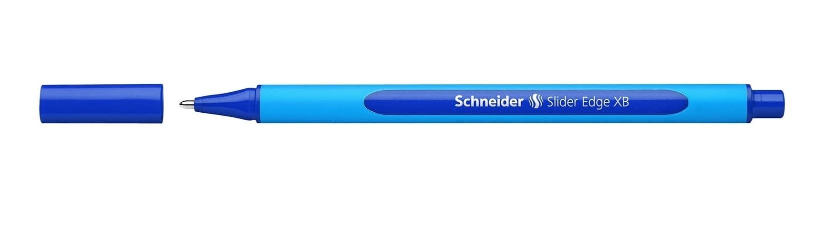 Schneider Slider Edge XB - Ballpoint Pen, with Viscoglide Technology, Blue - 10 units