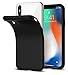 Spigen Liquid Crystal Designed for Apple iPhone Xs Case (2018) / Designed for Apple iPhone X Case (2017) - Matte Black