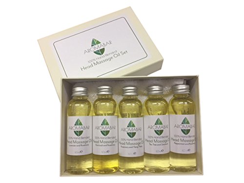 Head & Scalp Massage Oil Gift Set (5 x 60ml)