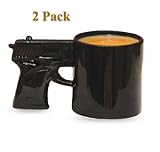 Big Mouth Toys The Gun Mug, Pack of 2