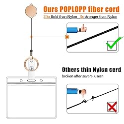 Retractable Lanyards for ID Badges and Keys, Cute