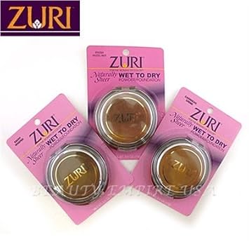 Amazoncom Zuri Naturally Sheer Wet To Dry Powder #wet #and #dry #foundation