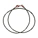 DragonWeave Antique Copper 1.8mm Fine Olive Green Leather Cord Necklace