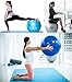Fitvids Unisex Adult 26-inch, Exercise Ball, Black, 58-65cm L US