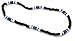 exoticdream Color Shark Bones Beads Surfer Beach Ocean Necklace Boy Men Hawaiian Coconut Natural Jewelry (Blue II)