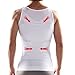 FitnessSun - Mens Tights Undershirt - Compression Base layer - Body Shaper Sports Muscle Tank Top - Abs Abdomen Slim, White - Large