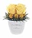 Napco Ceramic White Flowers and Garden Cache Pot, 6