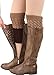 Spring Fever Women's Double Sided Knit Boot Cuffs Leg Warmers