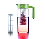 February SALE! 3-in-1 Infusion Pitcher-FREE Recipe eBook Included-Fruit Infuser for tasty flavoured water, Tea/Iced tea maker and Cold coffee brewer-Perfect for Detox and Weight Loss