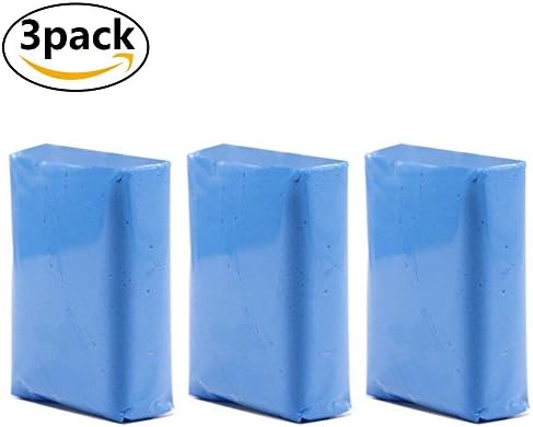 NaTape Car Clay Bar 100g Auto Detailing Magic Clay bar Cleaner 3 Pack, Blue