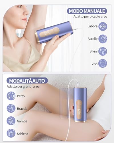 Haarlosy Pulsed Light Epilator with Cooling Function – 3 in 1 IPL Laser Epilator for Women and Men, 9 Adjustable Energy Levels Suitable for Body, Face, Armpits, Sensitive Legs LCN1210