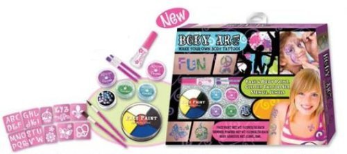 Make My Own Glitter Tattoos & Face/Body Paint Set