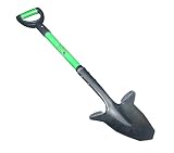Spear Head Spade - Reinforced Fiberglass Gardening Shovel with Cushioned D Grip - Award Winning Shovel - Model SHFD3 Lime